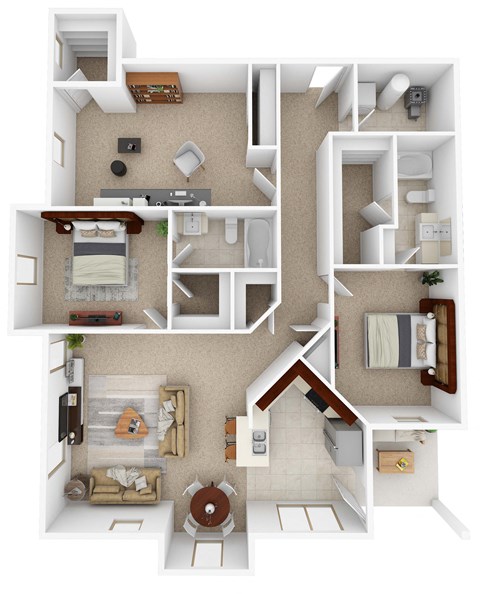 3801 So. Water Tower Place 1-3 Beds Apartment for Rent - Photo Gallery 37